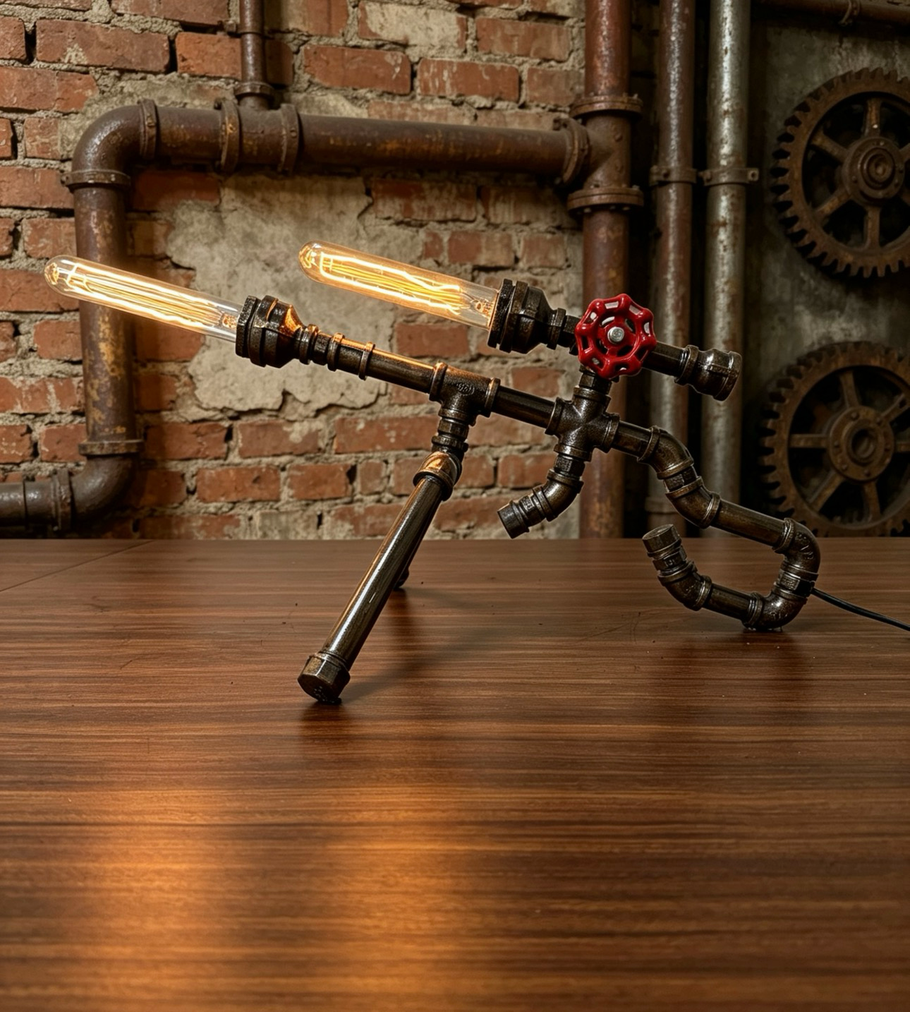 "Sniper Rifle"Industrial  - Handmade DIY Metal Art Sculpture, Creative Home Decor for Bar & Coffee Shop, Unique Statement Piece