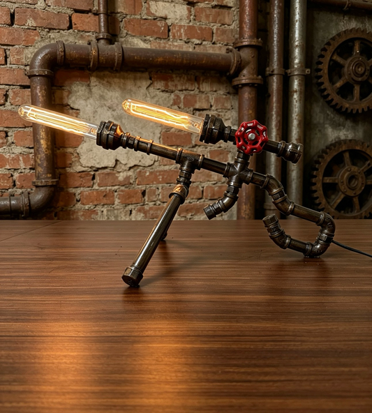 "Sniper Rifle"Industrial  - Handmade DIY Metal Art Sculpture, Creative Home Decor for Bar & Coffee Shop, Unique Statement Piece