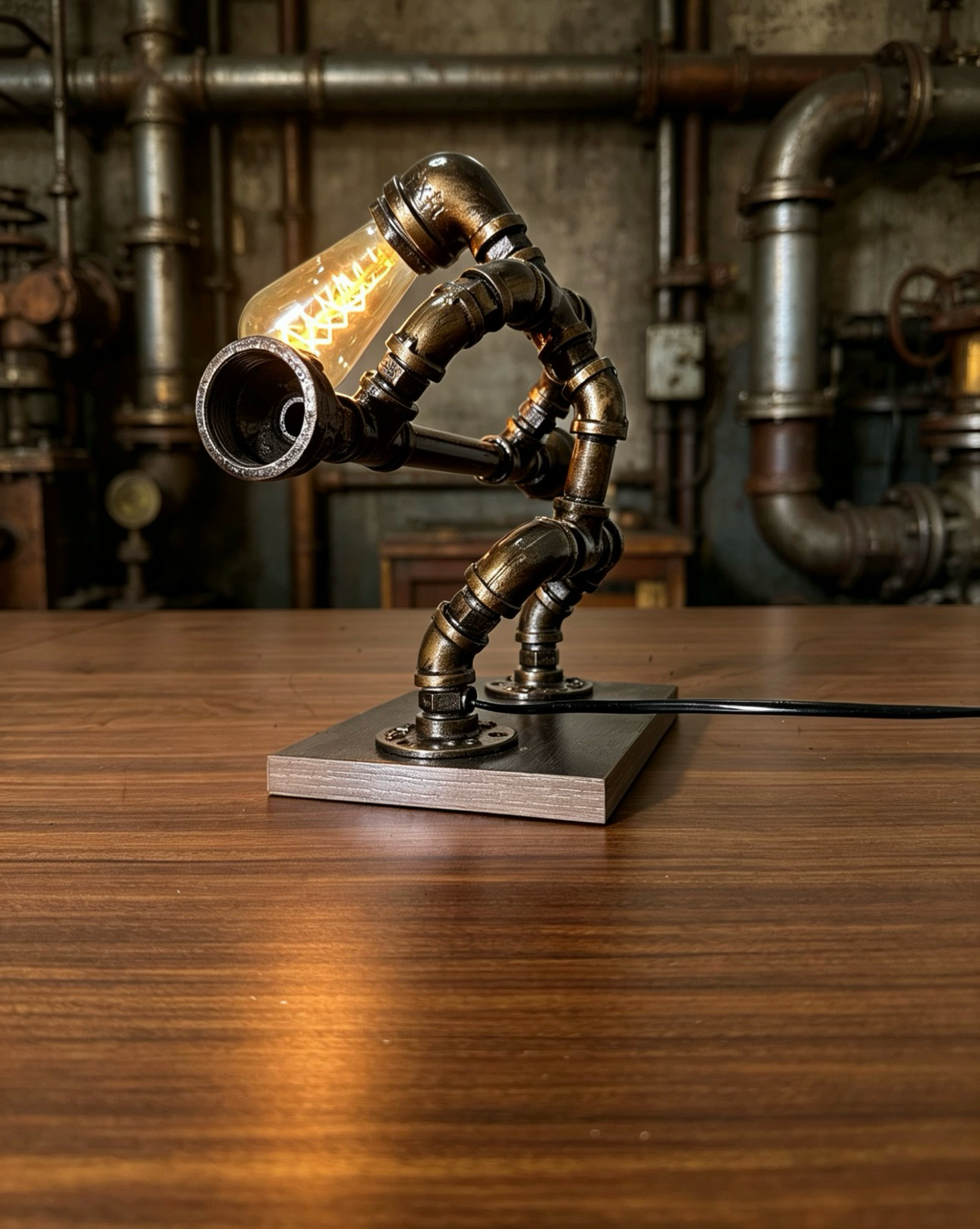 "Giant"Handmade Industrial - DIY Metal Art Robot Sculpture, Home Bar & Coffee Shop Decor